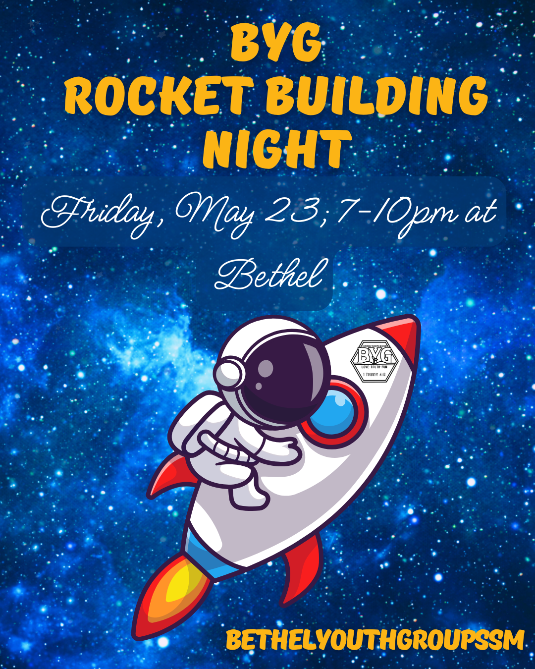 BYG Rocket Building Night